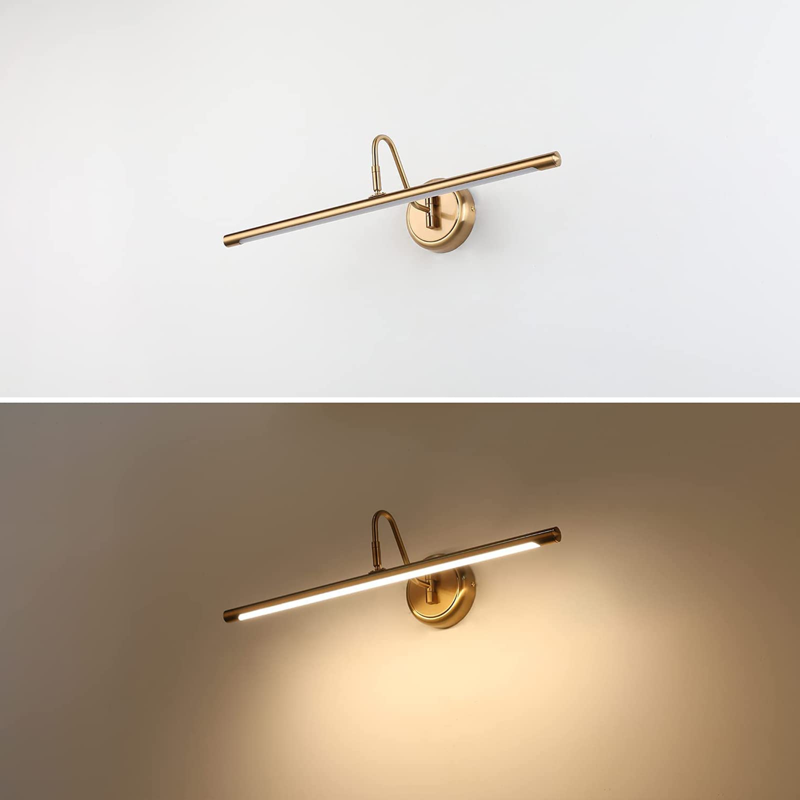 その他 Jean Jullien light JOOSENLUX Dimmable Led Picture Lights 24.4'' Brass Golden